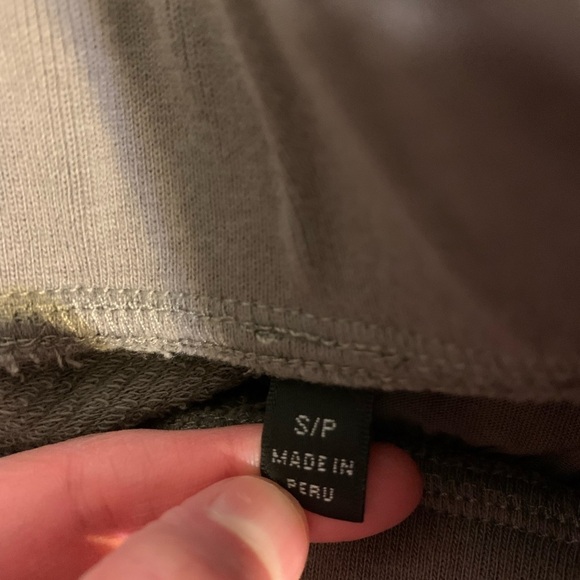 Atm Anthony Thomas Melillo French Terry Chroma Wash Sweat Shorts - Picture 4 of 5